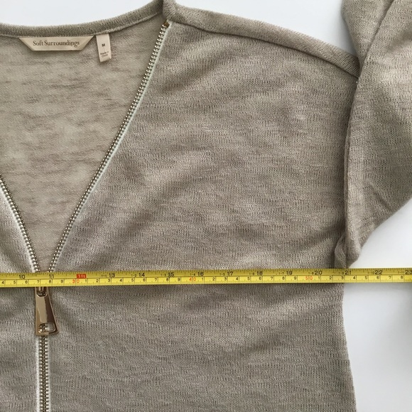 Soft Surroundings Valentina Sweater Beige Size M - Picture 6 of 8